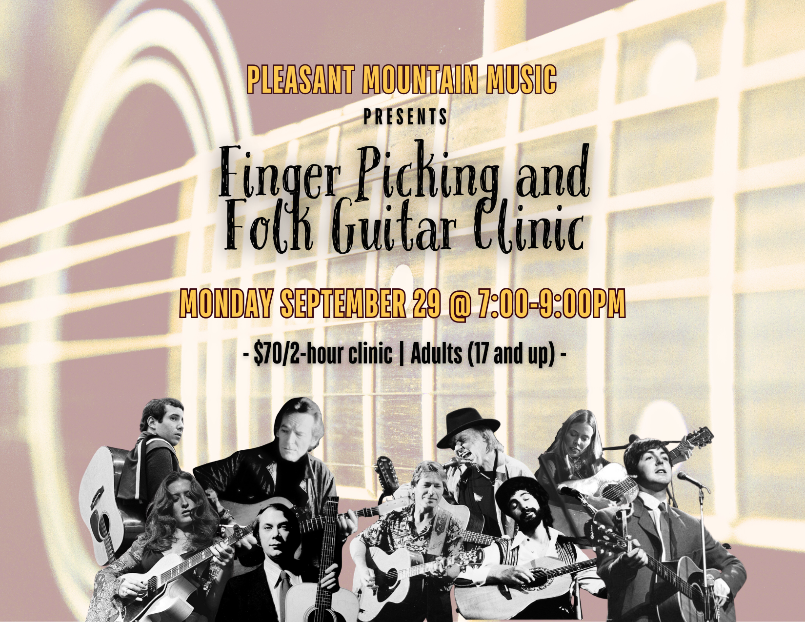 Finger Picking and Folk Guitar Clinic