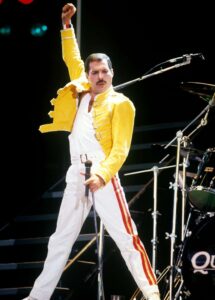 Freddie Mercury of Queen remains one of the most famous singers of all time